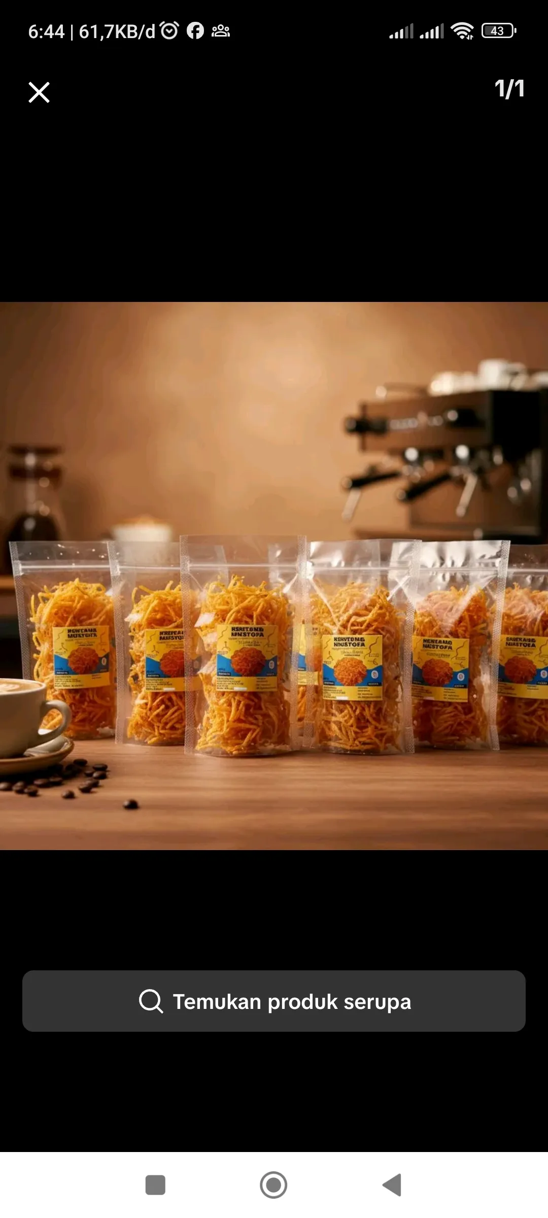 Keripik kentang Mustofa