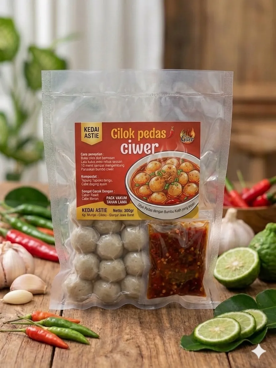 Cilok pedas (ciwer)