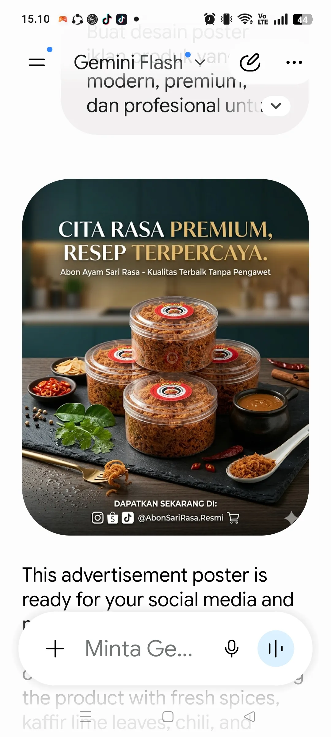 Sari rasa abon ayam